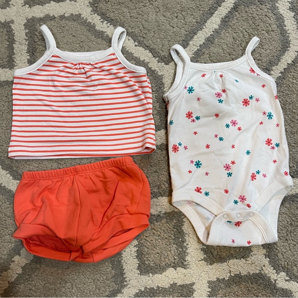 Cat & Jack Coral 3-piece Set